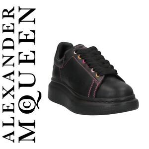 NEW! ALEXANDER McQUEEN Kids Oversized Leather Sneakers US10.5 EU28.5 UK9.5